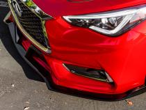 Infiniti Q60 Front Splitter &amp;amp; Winglets Unfinished For 17-21 Infiniti Q60 Stillen