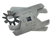 2.5 Ton Jeep JK/JL/JT Steel Steering Assembly Jam Nut Wrench Kit (1), 46-48MM (1) 41-43MM Apex Chassis