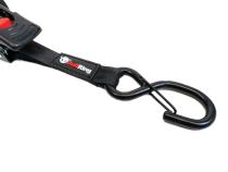 1 Inch x 10' Retractable Ratchet Tie Down 2 Pack Bullring
