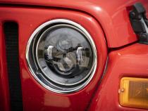 Jeep 7 Inch LED Projection Headlights Wrangler TJ, JK Rough Country