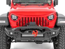 Jeep 9-Inch DRL Halo LED Headlights Jeep Wrangler JL/JLU, Gladiator JT Rough Country