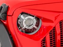 Jeep 9-Inch DRL Halo LED Headlights Jeep Wrangler JL/JLU, Gladiator JT Rough Country