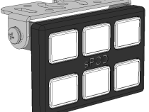 SourceLT w/ Mini6 for Universal w/ 84 Inch Battery Cables sPods