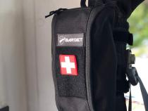 Roll Bar IFAK Kit Pouch MOLLE Back 1000d Cordura Nylon PALS Compatible Black Bartact