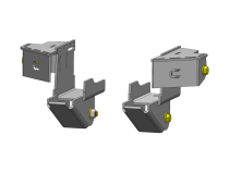 Jeep Wrangler Rear Long Arm Frame Brackets 2018+ JL Clayton Off Road