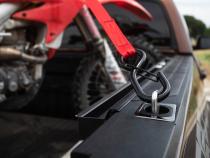 Gunmetal Flush Fit Retractable Tie-Down Anchors '95 -Up Dodge RAM 1500/2500/3500 14 -19 Toyota Tundra Crew Max 22+ Hyundai Santa Cruz Bullring