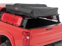 Bed Rack Half Rack Aluminum Chevy Silverado 1500 2WD/4WD (2019-2026) Rough Country