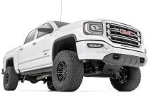 7 Inch Stamped Steel LCA Lift Kit Forged UCA Bracket M1 Struts/M1 Silverado/Sierra 1500 (16-18) Rough Country