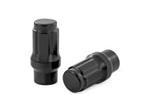 M12 x 1.5 Lug Nut Set of 24 Black Closed End Extended Thread Rough Country