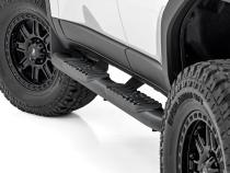 Oval Nerf Steps Black Toyota Land Cruiser 4WD (2024-2026) Rough Country