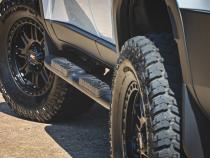 Oval Nerf Steps Black Toyota Land Cruiser 4WD (2024-2026) Rough Country