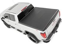 Soft Tri-Fold Bed Cover 6 Foot 7 Inch Bed Chevy/GMC Sierra 1500 (19-26)/Silverado 1500 (19-26) Rough Country