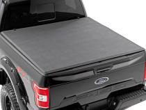 Soft Tri-Fold Bed Cover 6 Foot 7 Inch Bed Ford F-150 (21-26)/F-150 Lightning (22-26) Rough Country