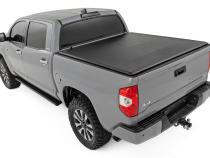 Soft Roll Up Bed Cover 5 Foot 7 Inch Bed Toyota Tundra 2WD/4WD (2007-2021) Rough Country