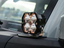 Squadron 2.0 Pro A-Pillar Light Kit Ford 2021-27 Bronco 2022-24 Bronco Raptor Toggle Baja Designs