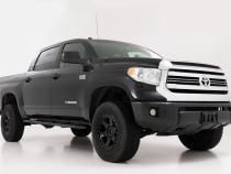 RPT2 Running Board Crew Cab Black Toyota Tundra 2WD/4WD (2007-2021) Rough Country