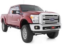 RPT2 Running Board Crew Cab Black Ford F-250/F-350 Super Duty (09-16) Rough Country
