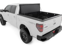 Hard Tri-Fold Flip Up Bed Cover 5 Foot 7 Inch Bed Ford F-150 2WD/4WD (2004-2014) Rough Country