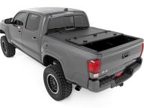 Hard Tri-Fold Flip Up Bed Cover 5 Foot Bed Toyota Tacoma 2WD/4WD (2005-2015) Rough Country