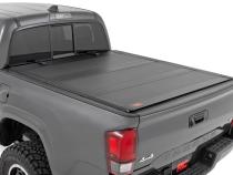 Hard Tri-Fold Flip Up Bed Cover 5 Foot Bed Toyota Tacoma 2WD/4WD (2016-2023) Rough Country