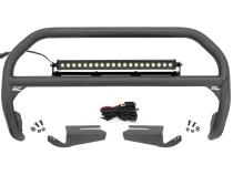 Nudge Bar 20 Inch Black Single Row LED OE Modular Steel - Ford Bronco (21-25) Rough Country