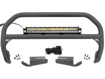 Nudge Bar 20 Inch Chrome Single Row LED OE Modular Steel Ford Bronco (21-25) Rough Country