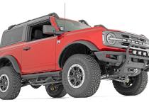 Nudge Bar 4 Inch Round Led (x4) OE Modular Steel Ford Bronco 4WD (21-25) Rough Country