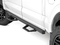 SRL2 Adj Aluminum Step Crew Cab Ford F-150/Lightning/F-250/F-350/Raptor (15-26) Rough Country