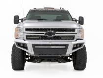 LED Light Ditch Mount 2 Inch Black Pair White DRL Chevy 1500 (2007-2013) Rough Country