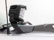 LED Light Ditch Mount 2 Inch Black Pair White DRL Chevy 1500 (2007-2013) Rough Country