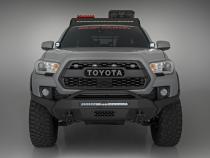 LED Light Kit Ditch Mount Black Series Round 3.5 Inch Amber DRL Toyota Tacoma (16-23) Rough Country