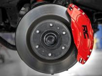Caliper Covers Front and Rear Red Toyota Tundra 2WD/4WD (2022-2026) Rough Country