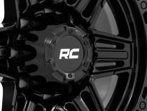 76 Series Wheel Simulated Bead Lock Gloss Black 17x9 5x4.5 +0mm Rough Country