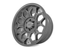 77 Series Wheel One-Piece Gunmetal Gray 20x9 6x135 +18mm Rough Country