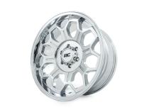 77 Series Wheel One-Piece Chrome 22x12 6x135 -44mm Rough Country