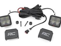 LED Light Kit Cowl Mount 2 Inch Spectrum Pair Jeep Gladiator JT/Wrangler JL (18-26) Rough Country