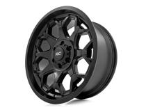 80 Series Wheel One-Piece Semi Gloss Black 20x9 6x135 0mm Rough Country