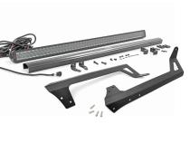 LED Light Kit Windshield 50 Inch Spectrum Dual Row Jeep Wrangler JK/Wrangler Unlimited (07-18) Rough Country