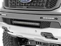 LED Light Kit Bumper Mount 20 Inch Spectrum Single Row Ford Ranger (19-23) Rough Country