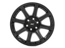 81 Series Wheel One-Piece Semi Gloss Black 20x9 5x150 +18mm Rough Country