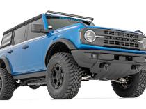 LED Light Kit Upper Windshield 50 Inch Spectrum Single Row Ford Bronco (21-25) Rough Country