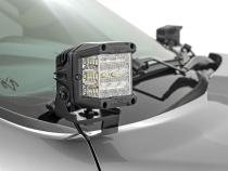 LED Light Kit Ditch Mount 2 Inch Black Pair Spot Ram 1500 2WD/4WD (19-26) Rough Country