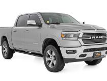 LED Light Kit Ditch Mount Black Series Round 3.5 Inch Amber DRL Ram 1500 (19-26) Rough Country