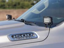 LED Light Kit Ditch Mount 2 Inch Spectrum Pair Spot Ram 1500 (19-26) Rough Country