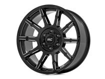 83 Series Wheel One-Piece Gloss Black 20x9 6x135 -12mm Rough Country
