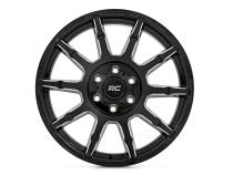 83 Series Wheel One-Piece Gloss Black 20x9 6x135 -12mm Rough Country