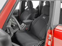 Seat Covers Bucket Seats W/Fold Down RR Armrest FR &amp;amp; RR 4DR Ford Bronco (21-25) Rough Country