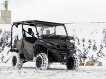 Front Cargo Rack Black Series LED 6 Inch Light Slim Line Honda Pioneer 1000 Rough Country