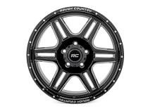 92 Series Wheel Machined One-Piece Gloss Black 18x9 5x5 +0mm Rough Country