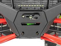 LED Light Winch Mount Front 10 Inch Black Slimline Polaris RZR Pro R Rough Country